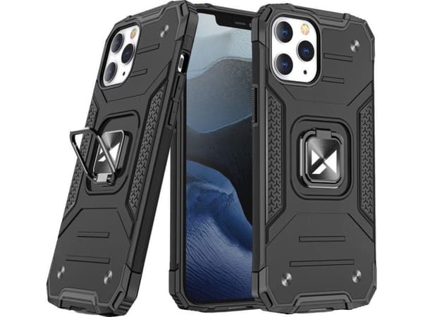 Wozinsky Wozinsky Ring Armor Armored Hybrid Deksel + Magnetisk Holder Iphone 13 Pro Black