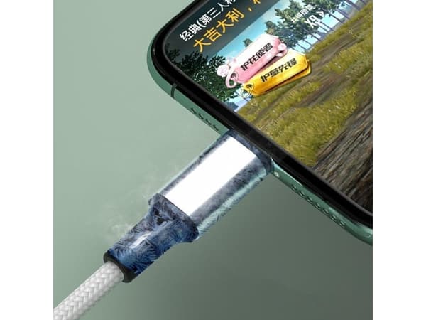 Kabel USB Wozinsky USB-A - Lightning 1 m Czarny (5907769301186)