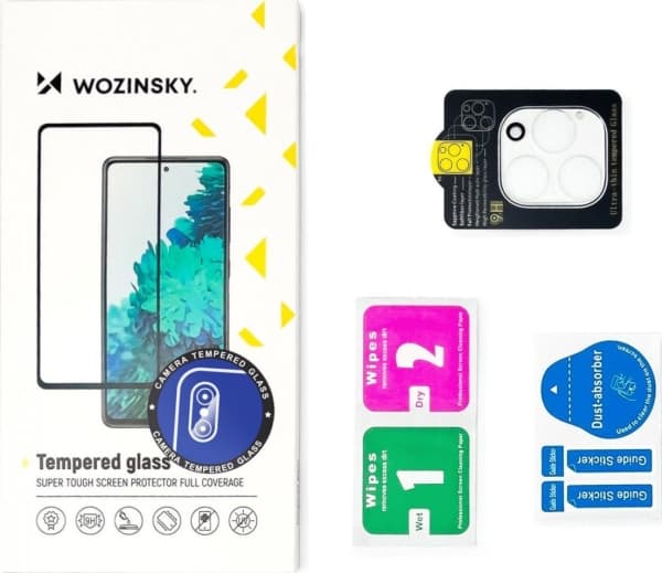 Wozinsky Wozinsky Full Camera Glass 9H herdet glass for hele iPhone 13 Pro-kameraet