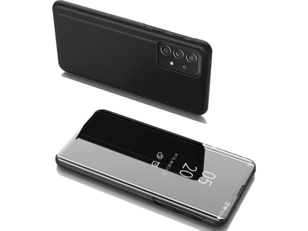 Hurtel Clear View Case flip fodral Samsung Galaxy A53 5G svart