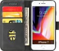 Miniatyrbild 5 av 5: Magnet Case elegant fodral med flipskydd och stativfunktion iPhone SE 2022 / SE 2020 / iPhone 8 / iPhone 7 svart