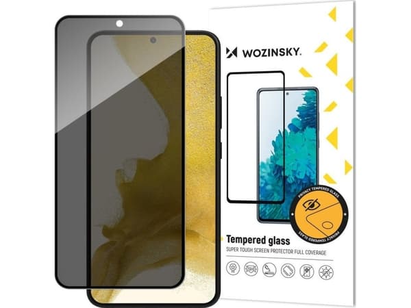 Wozinsky WOZINSKY PRIVACY GLASS SAMSUNG GALAXY S23+ HARDENED GLASS WITH ANTI SPY PRIVATE FILTER -LASI