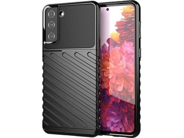 Hurtel Thunder Case flexibelt pansarskalsfodral Samsung Galaxy S22+ (S22 Plus) svart
