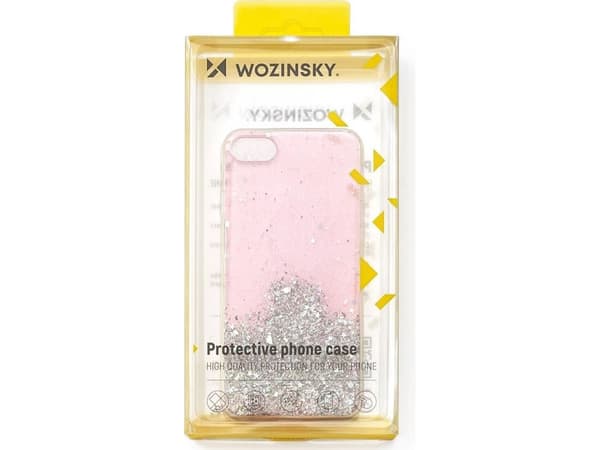 Wozinsky Wozinsky Star Glitter glitter glitter kotelo kansi Samsung Galaxy A72 4G läpinäkyvä