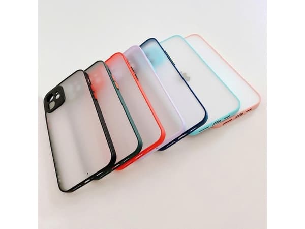 Hurtel Milky Case silikoni joustava läpikuultava tapauksessa Samsung Galaxy A22 4G musta