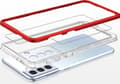 Miniatyrbild 5 av 5: Hurtel Clear 3in1 fodral för Samsung Galaxy S23 silikonfodral med ram röd