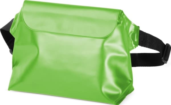 Vanntett PVC midjeveske - grønn