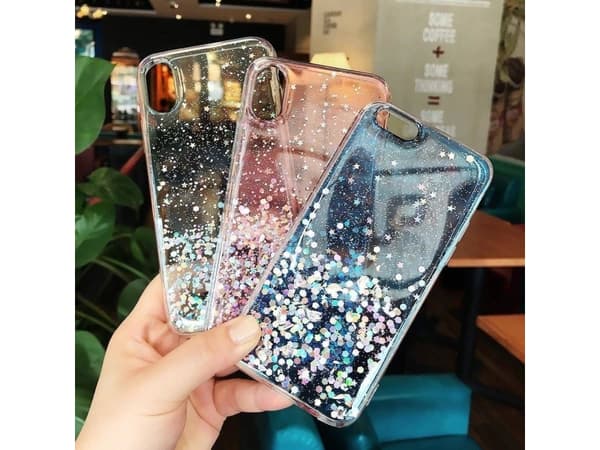 Wozinsky Wozinsky Star Glitter glitter glitter kotelo kansi Samsung Galaxy A30 sininen