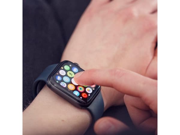 Wozinsky WOZINSKY FULL GLUE TEMPERED GLASS HARDENED GLASS FOR XIAOMI AMAZFIT GTS 4 9H ON WHOLE SCREEN WITH BLACK FRAME -näytön musta kehys