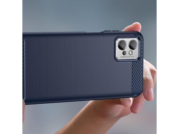 Hurtel CARBON CASE REALME NARZO 50 5G FLEKSIBELT SILIKONE CARBON COVER sort
