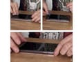 Miniatyrbilde 4 av 5: Wozinsky Wozinsky 2x Super Slitesterk Full Lim Herdet Glass Full Skjermdeksel med Rammeveske Vennlig Samsung Galaxy A42 5G Black