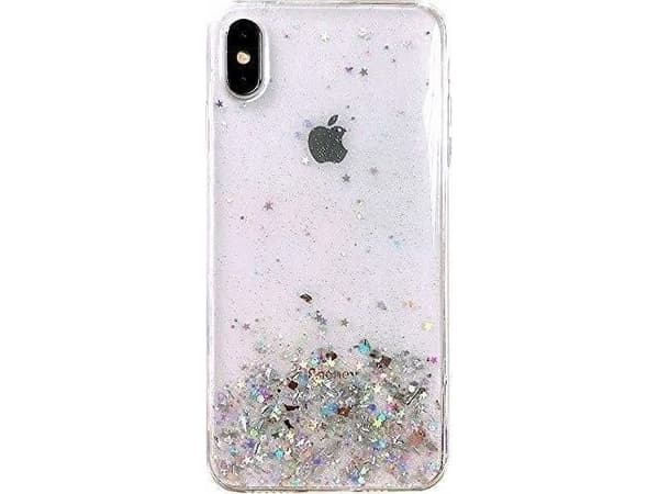 Wozinsky Wozinsky Star Glitter Shiny Case Glitter Cover til Samsung Galaxy A42 5G Gjennomsiktig