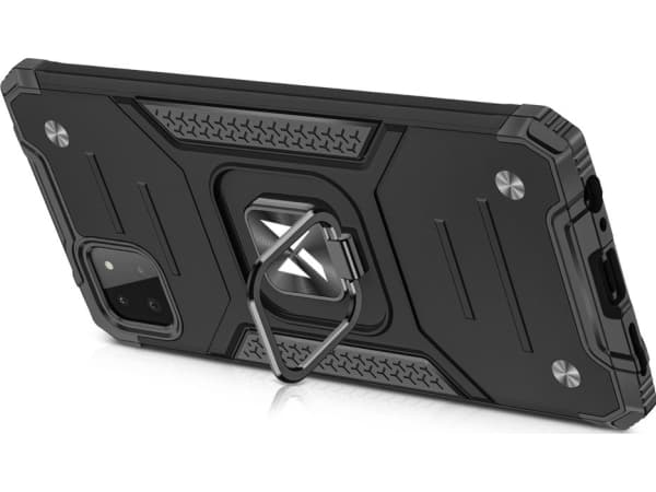Wozinsky Wozinsky Ring Armor pansar hybridfodral + magnethållare Samsung Galaxy A22 4G röd