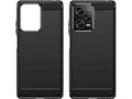 Miniatyrbild 2 av 5: Hurtel Carbon Case fodral Xiaomi Poco X5 Pro 5G / Redmi Note 12 Pro flexibel silikon kolfiberfodral sortering