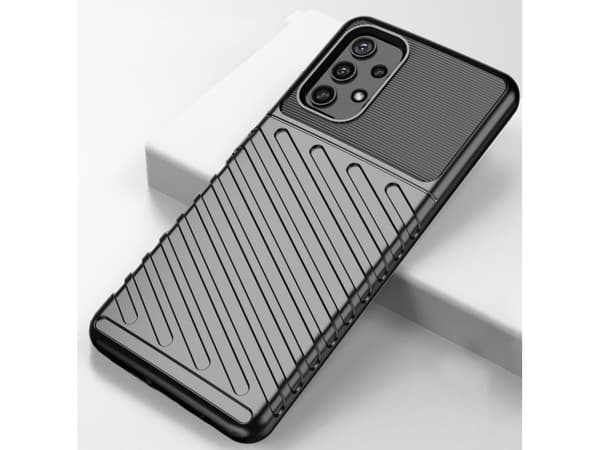 Hurtel Thunder Case flexibelt pansarskalsfodral Samsung Galaxy A72 4G svart
