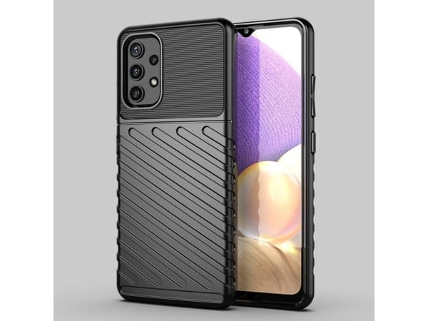 Hurtel Thunder Case flexibelt pansarskalsfodral Samsung Galaxy A72 4G svart