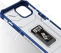 Miniatyrbild 5 av 5: Hurtel Crystal Ring Case pansar hybridskal + magnethållare iPhone 12 blå