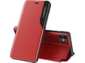 Pikkukuva 1 / 5: Hurtel Eco Nahka View Case tyylikäs kotelo flip kansi ja jalusta toiminto iPhone 13 mini punainen