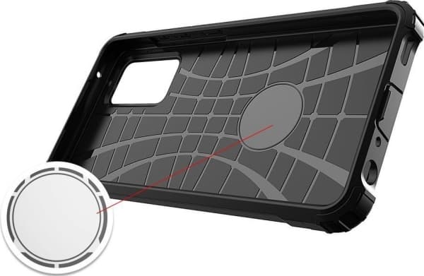 Hurtel Hybrid Armor pansarskyddat hybridfodral Samsung Galaxy A72 4G blå