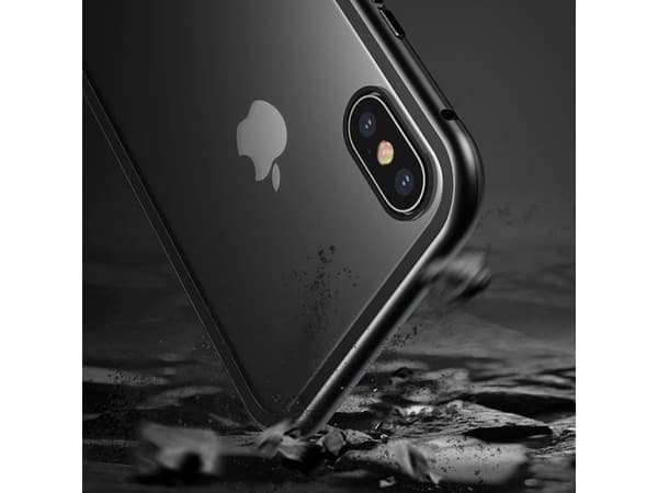 Wozinsky Wozinsky Wozinsky Full Magnetic Case magneettinen 360 etu- ja takakuori integroitu lasi Samsung Galaxy A72 4G musta läpinäkyvä