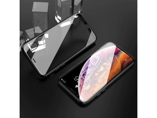 Wozinsky Wozinsky Wozinsky Full Magnetic Case magneettinen 360 etu- ja takakuori integroitu lasi Samsung Galaxy A72 4G musta läpinäkyvä