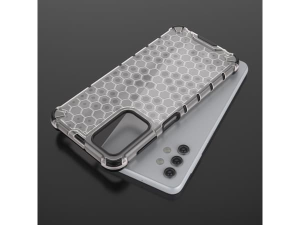 Hurtel Honeycomb pansret deksel med gelramme for Samsung Galaxy A32 5G grønn