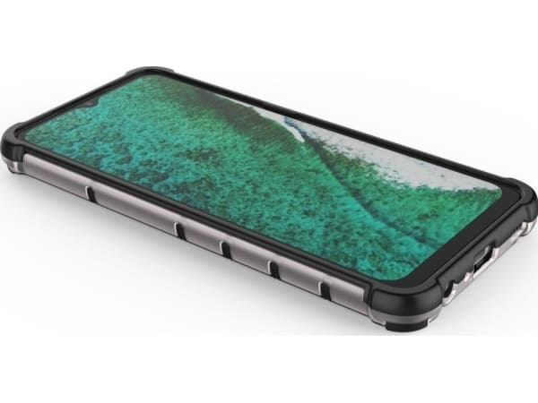 Hurtel Honeycomb pansret deksel med gelramme for Samsung Galaxy A32 5G grønn