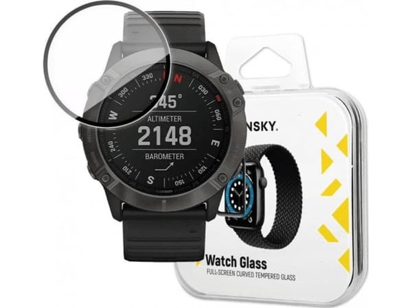 Wozinsky Wozinsky Wozinsky Watch Glass hybridilasi Garmin Fenix 6X:lle läpinäkyvä lasi