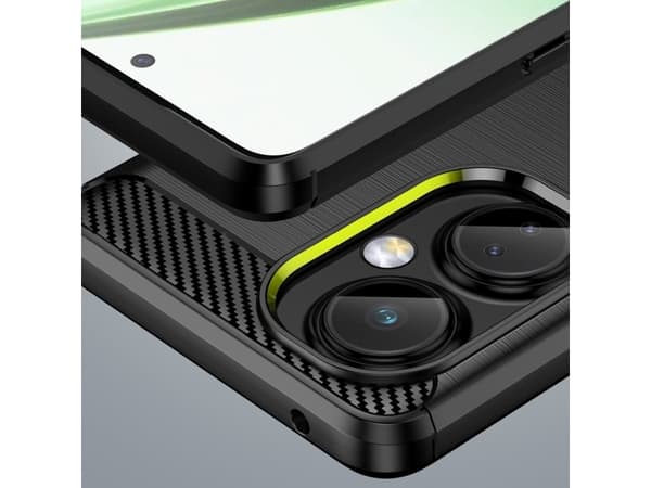 Hurtel Carbon Case OnePlus Nord CE 3 fleksibel silikon karbon case sort