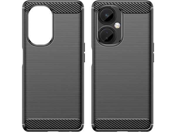 Hurtel Carbon Case OnePlus Nord CE 3 fleksibel silikon karbon case sort