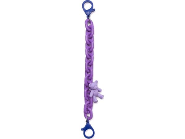 Hurtel Color Chain (tau) fargerik kjede kjede sjarm for telefon lommebok ryggsekk lilla