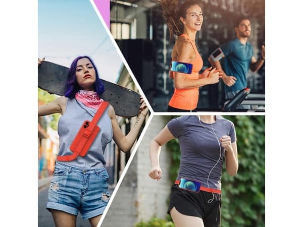 Hurtel Rope fodral gel fodral med nyckelband kedja väska nyckelband Xiaomi Redmi 9 svart