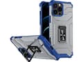 Pikkukuva 1 / 5: Hurtel Crystal Ring Case panssaroitu hybridi kotelo kansi + magneettinen haltija iPhone 11 Pro sininen sininen
