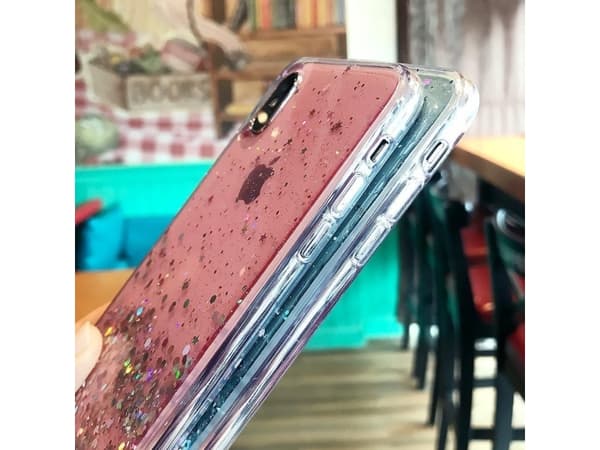 Wozinsky Wozinsky Star Glitter skinnende deksel med glitter iPhone 12 Pro Max svart