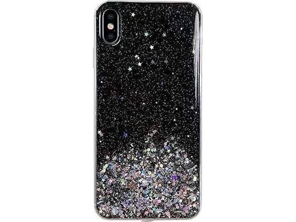 Wozinsky Wozinsky Star Glitter skinnende deksel med glitter iPhone 12 Pro Max svart