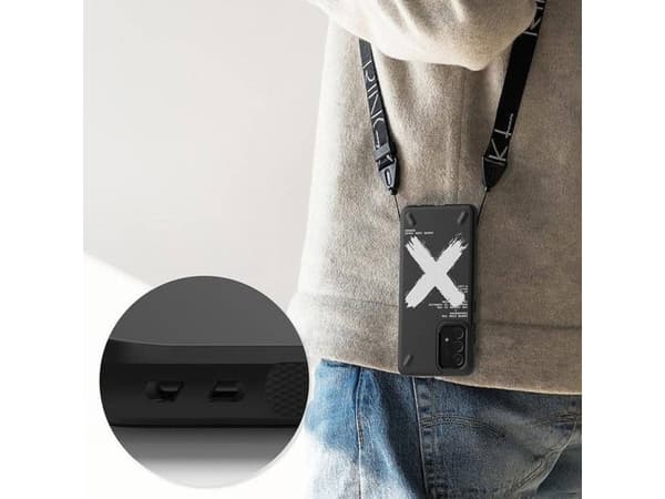 Ringke Ringke Onyx Design Slitesterk deksel til Samsung Galaxy A72 4G svart (maling) (OXSG0047)