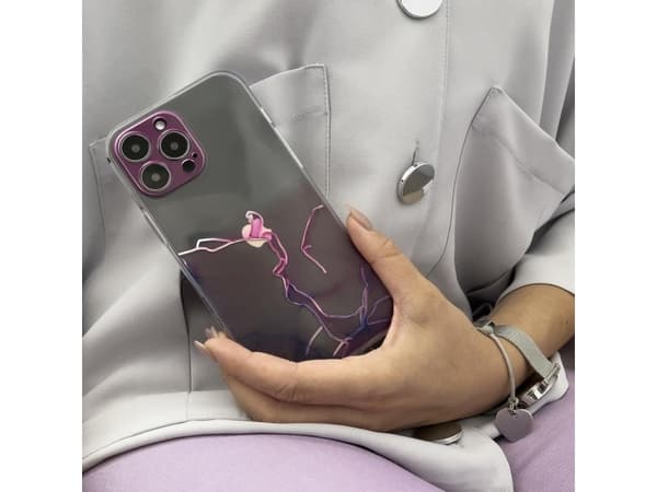 Hurtel Marble Case-deksel til iPhone 12 Pro, geldeksel, marmorblå
