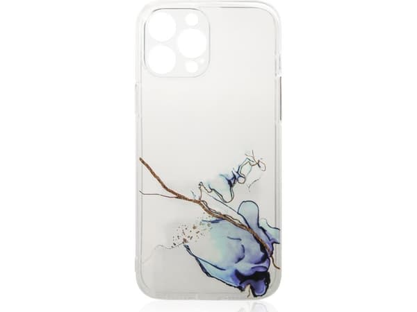 Hurtel Marble Case-deksel til iPhone 12 Pro, geldeksel, marmorblå