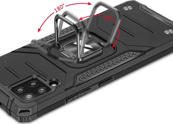 Wozinsky Wozinsky Ring Armor Armored Hybrid Deksel + Magnetisk Holder for Samsung Galaxy A42 5G rød