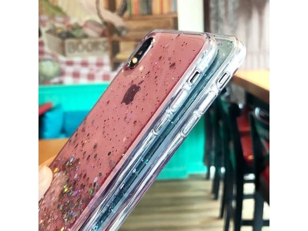 Wozinsky Wozinsky Star Glitter glitter fodral Samsung Galaxy S21+ 5G (S21 Plus 5G) svart