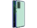 Miniatyrbild 1 av 4: Hurtel Spring Case geléfodral med färgad ram för Samsung Galaxy A72 4G mörkblå