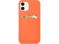 Miniatyrbild 1 av 5: Hurtel Card Case plånboksfodral i silikon med kortficka för iPhone 13 mini orange