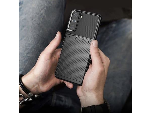 Hurtel Thunder Case fleksibelt pansret deksel til Samsung Galaxy S22+ (S22 Plus) blå