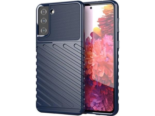 Hurtel Thunder Case fleksibelt pansret deksel til Samsung Galaxy S22+ (S22 Plus) blå
