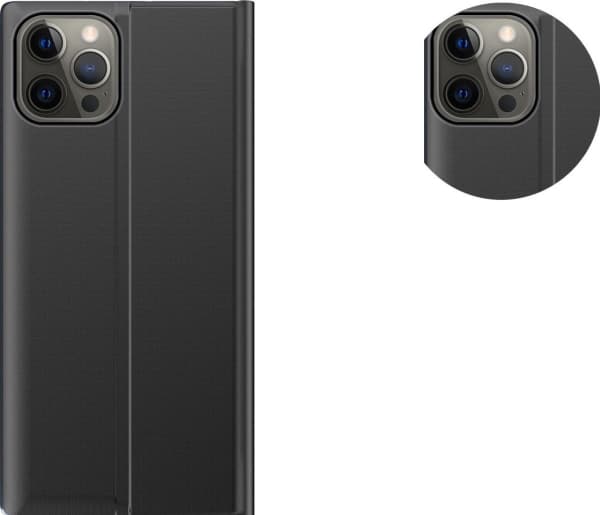 Hurtel Sleep Case Smart Cover iPhone 13 Pro Max svart