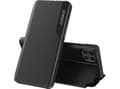 Pikkukuva 1 / 5: Hurtel Eco Nahka View Case tyylikäs kotelo flip cover ja jalusta toiminto Samsung Galaxy A22 4G musta
