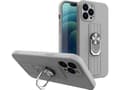 Pikkukuva 1 / 3: Hurtel Ring Case silikoni tapauksessa sormi ote ja jalusta Samsung Galaxy A32 5G hopea hopea