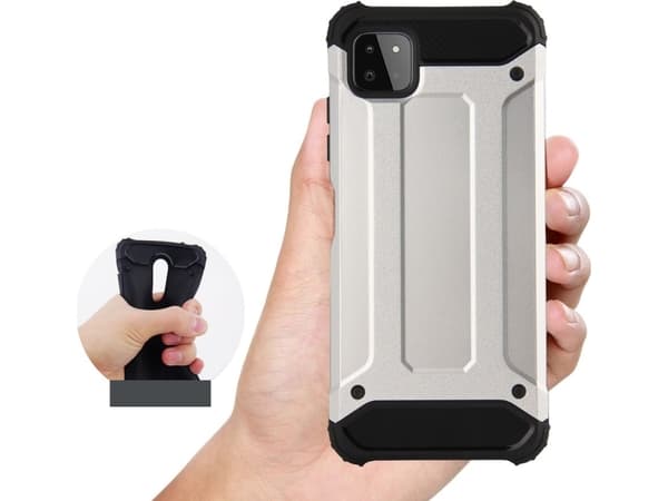 Hurtel Hybrid Armor pansarskodd hybridfodral Samsung Galaxy A22 5G svart
