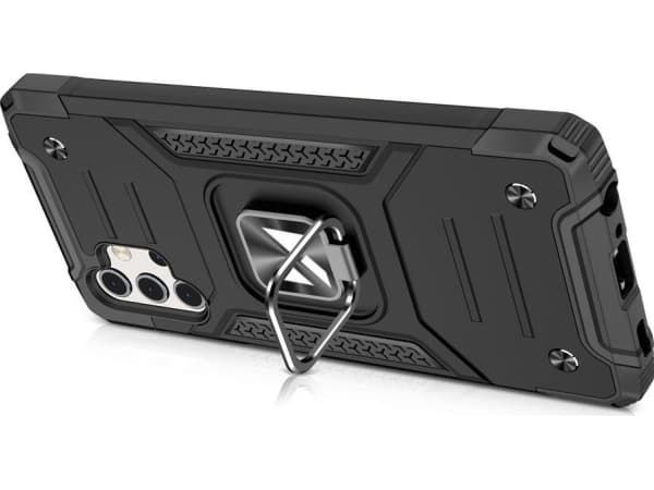 Wozinsky Wozinsky Ring Armor Armored Hybrid Deksel + Magnetisk Holder for Samsung Galaxy A32 4G Black