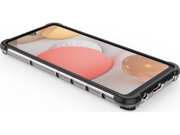 Hurtel Honeycomb panssaroitu kotelo geelikehyksellä Samsung Galaxy A42 5G vihreä